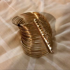 Large stacked bracelet